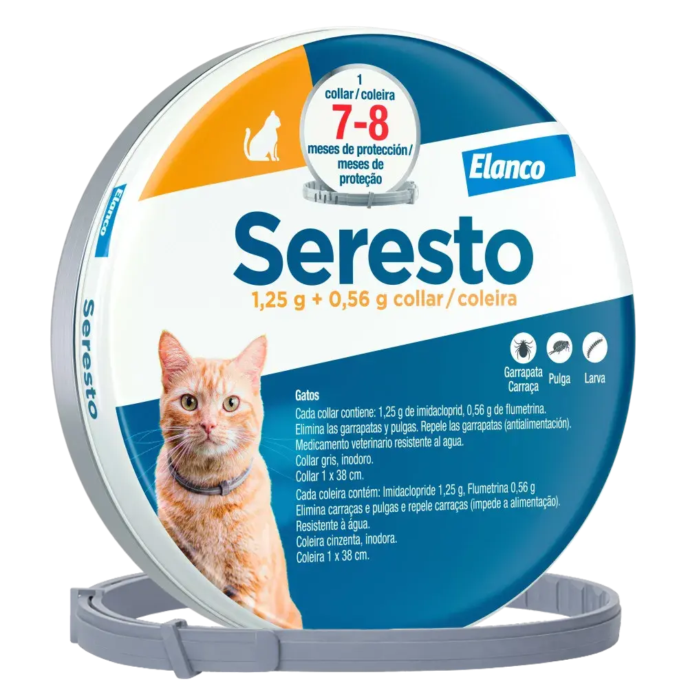 Seresto Collar Antiparasitario para Gatos SERESTO Mascotas-Ávila