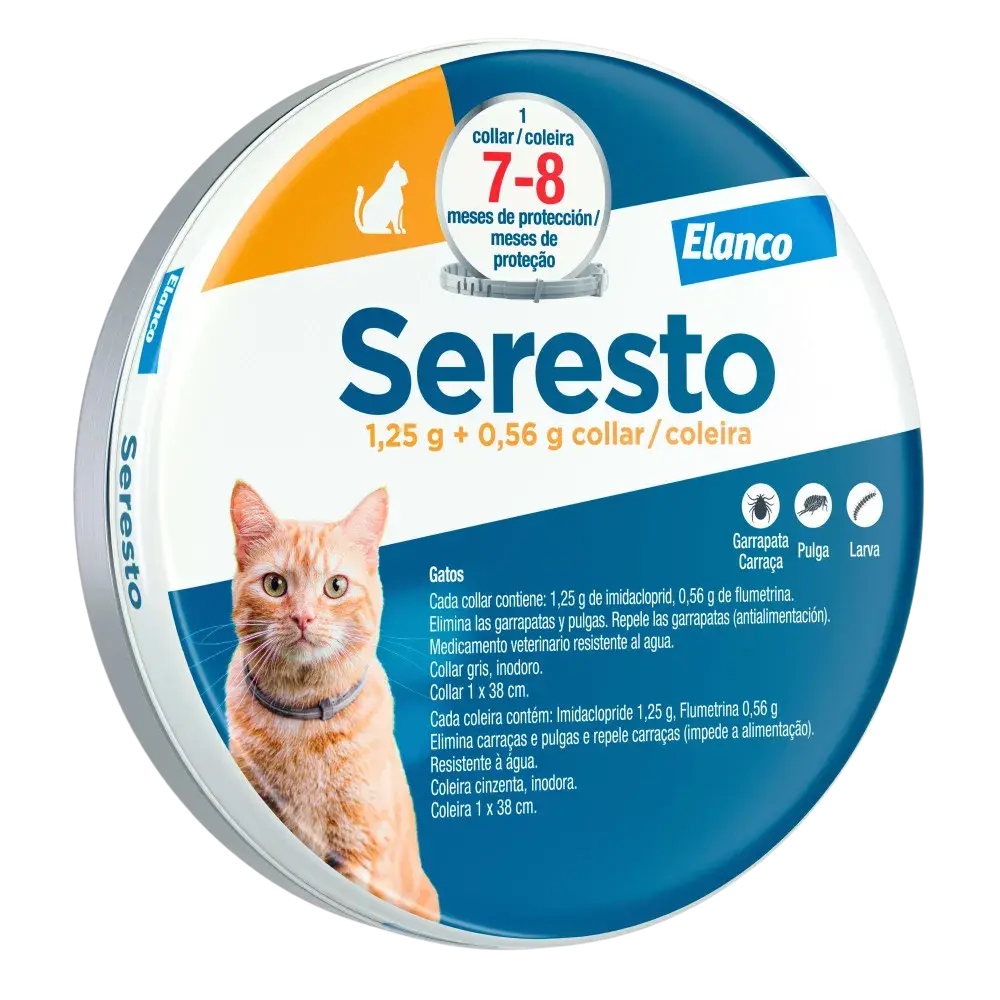 Seresto Collar Antiparasitario para Gatos SERESTO Mascotas-Ávila