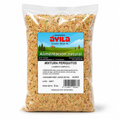 Sinfonía Mixtura Periquitos Bolsa Comida para Pájaros SINFONIA Mascotas-Ávila