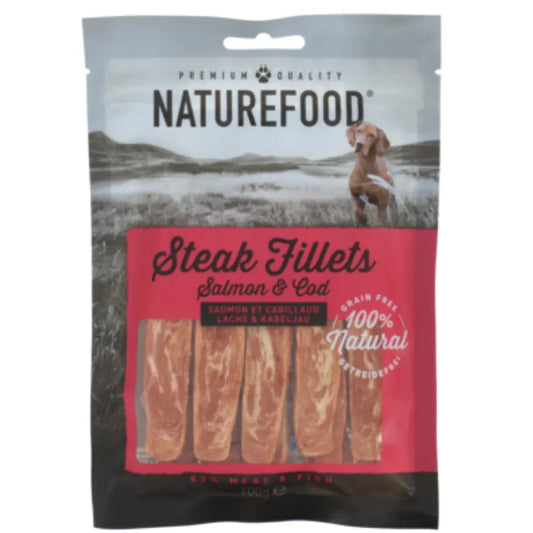 Snack Dog Naturefood Filete de Salmón 100 g NATUREFOOD Mascotas-Ávila
