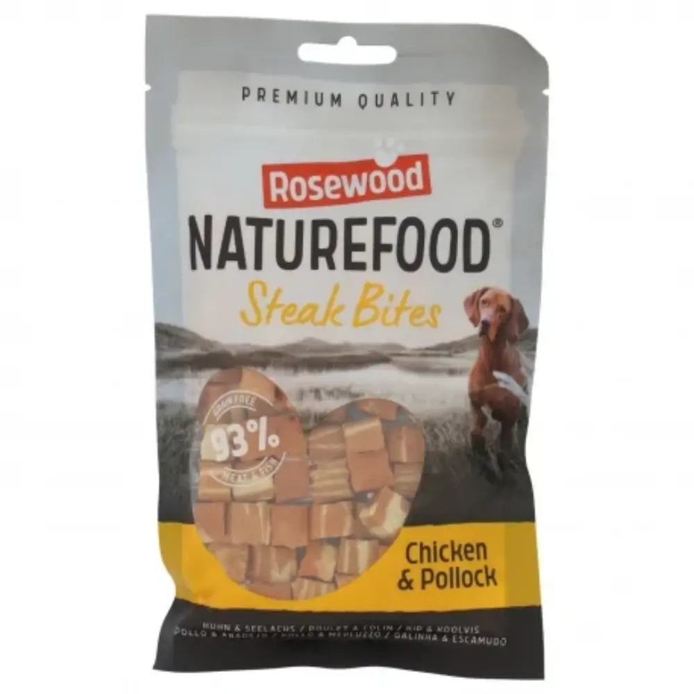 Snack Dog Naturefood Steak Bites Pollo 100 g NATUREFOOD Mascotas-Ávila