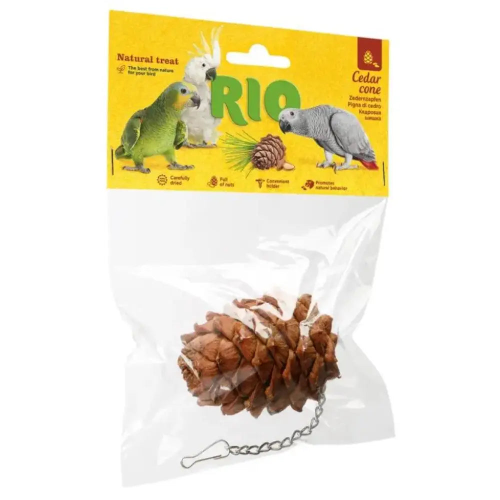 Snack Piña de Cedro Natural Para Pájaros 1Udad Rio RIO Mascotas-Ávila