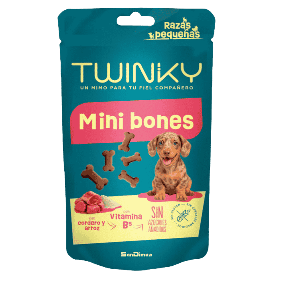 Snack Twinky Minibones 100 g para Perros TWINKY Mascotas-Ávila
