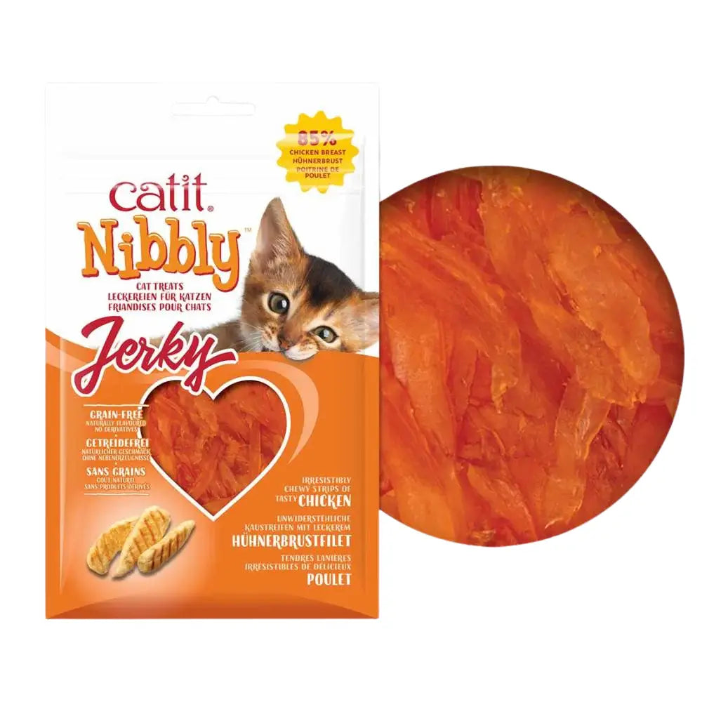 Catit Snack Nibbly Jerky Pollo Gatos 30 g CATIT