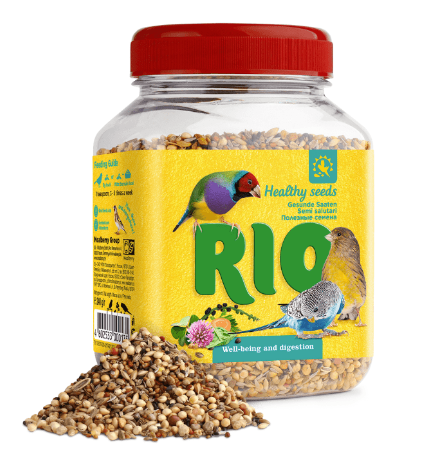 Snack Semillas Saludables Natural Para Aves 240Gr Rio
