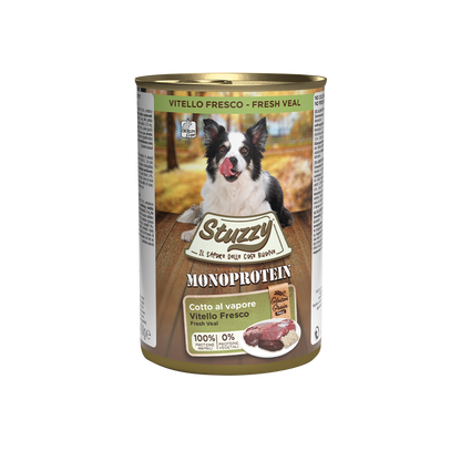 800 g / Buey Stuzzy Monoprotein Paté Lata Comida Húmeda Monoprotéica para Perros SCHESIR Mascotas-Ávila