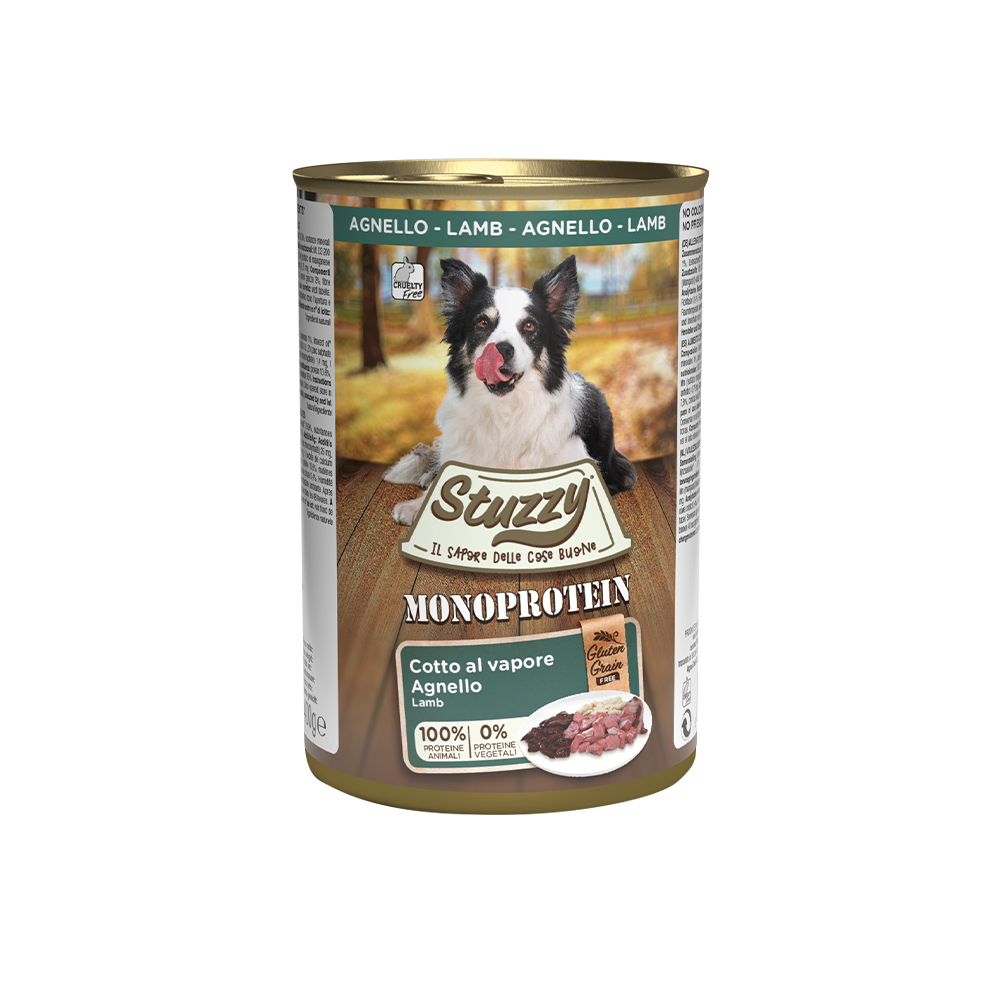 800 g / Cordero Stuzzy Monoprotein Paté Lata Comida Húmeda Monoprotéica para Perros SCHESIR Mascotas-Ávila
