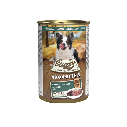 800 g / Cordero Stuzzy Monoprotein Paté Lata Comida Húmeda Monoprotéica para Perros SCHESIR Mascotas-Ávila