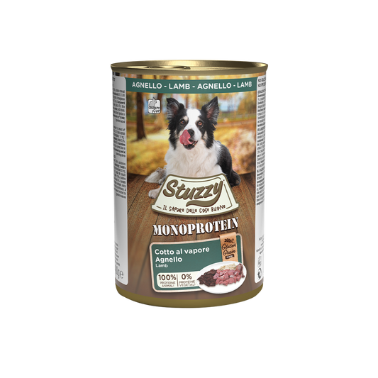 800 g / Cordero Stuzzy Monoprotein Paté Lata Comida Húmeda Monoprotéica para Perros SCHESIR Mascotas-Ávila