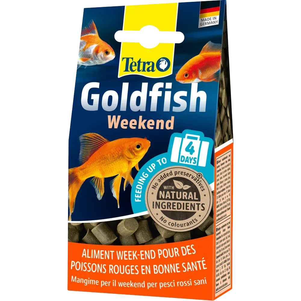 Tetra Goldfish Weekend 40 uds para Peces de Agua Fría (Fin de Semana-Vacaciones) TETRA Mascotas-Ávila