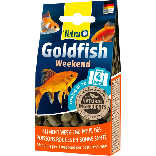 Tetra Goldfish Weekend 40 uds para Peces de Agua Fría (Fin de Semana-Vacaciones) TETRA Mascotas-Ávila