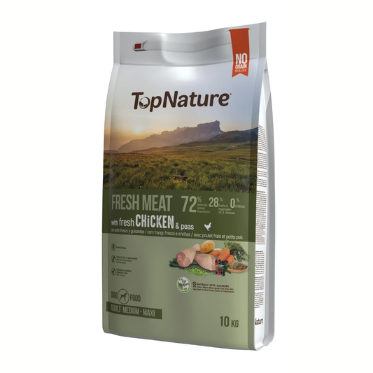 Top Nature Pollo Medium-Maxi 10 kg TOPNATURE Mascotas-Ávila