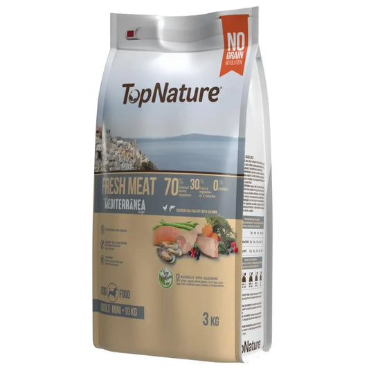 Top Nature Receta Mediterránea Raza Pequeña 3 kg TOPNATURE Mascotas-Ávila