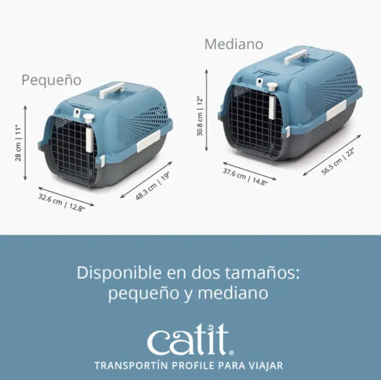 Catit Transportín Profile - S Gris - Mejor Precio - Mascotas Ávila