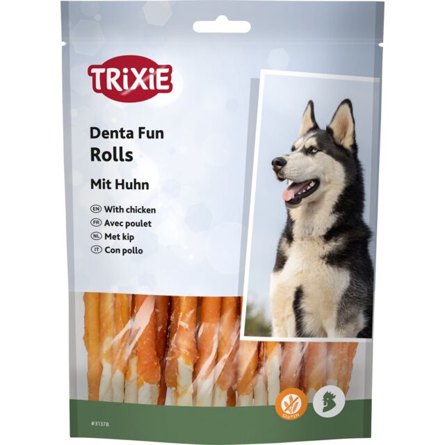 Trixie Snack Denta Fun 30 Rollitos con Pollo TRIXIE Mascotas-Ávila