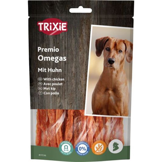 Trixie Snack Omega Stripes Chicken Tiras de Pollo para Perros TRIXIE Mascotas-Ávila