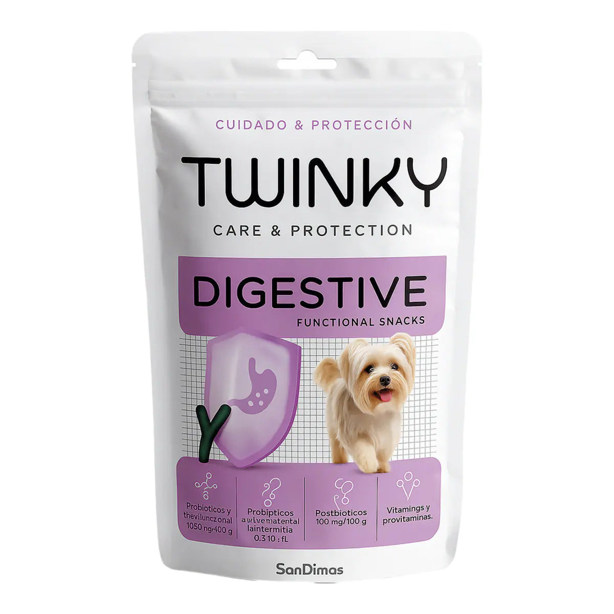 Twinky Snack Funcional Digestive 100 g para Perros TWINKY Mascotas-Ávila