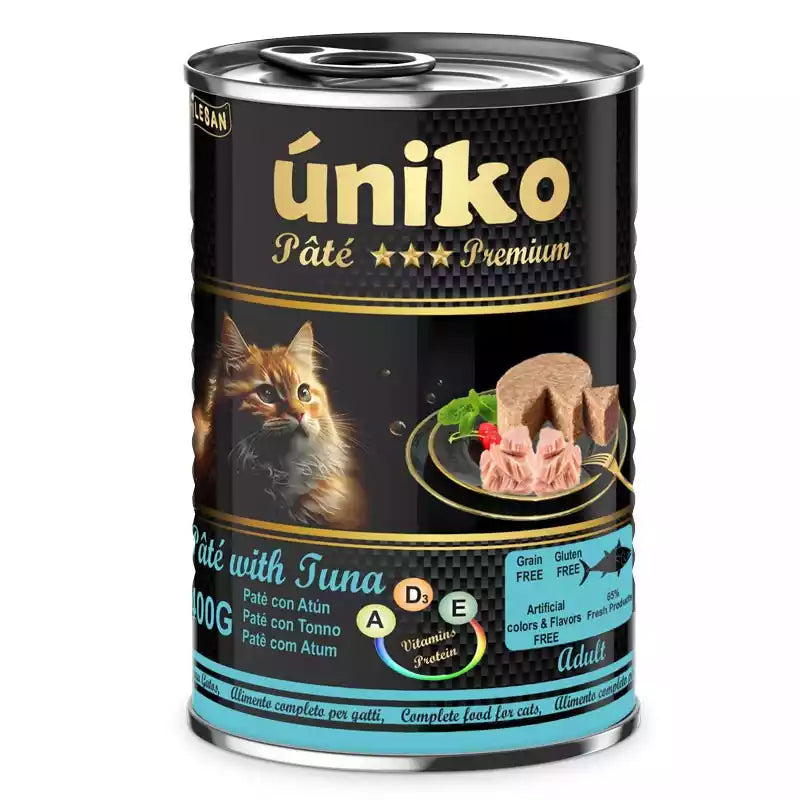 Uniko Comida Húmeda Paté para Gatos 400 g UNIKO Mascotas-Ávila