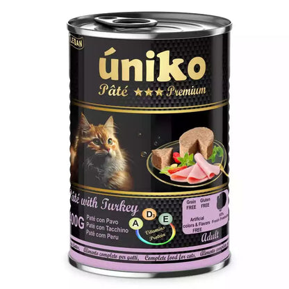Uniko Comida Húmeda Paté para Gatos 400 g UNIKO Mascotas-Ávila