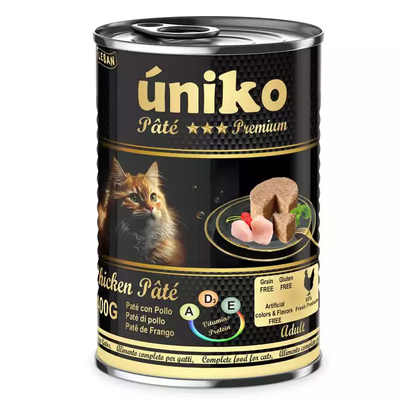 Uniko Comida Húmeda Paté para Gatos 400 g UNIKO Mascotas-Ávila