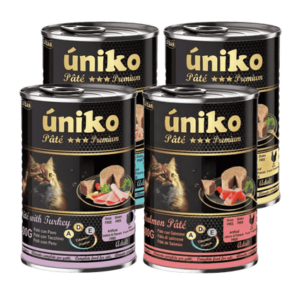 Uniko Comida Húmeda Paté para Gatos 400 g UNIKO Mascotas-Ávila