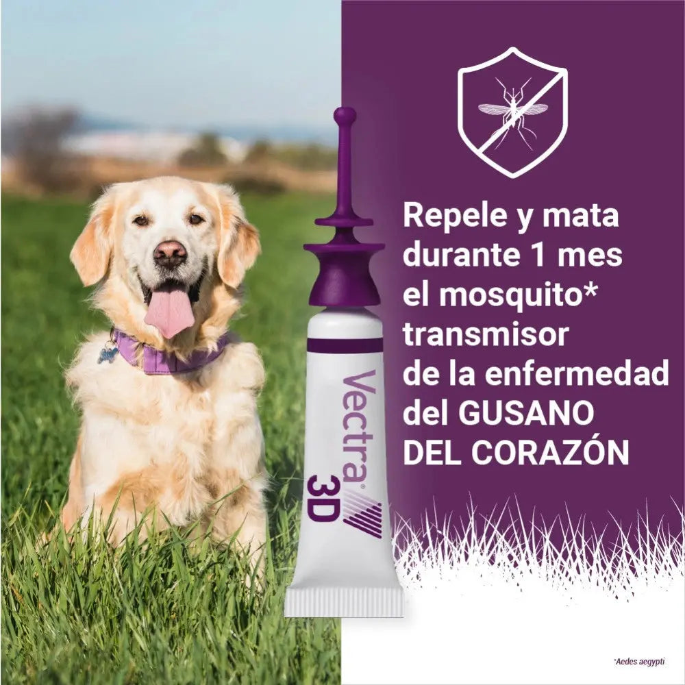Vectra 3D Pipetas Antiparasitarias para Perros Pack 3 uds VECTRA Mascotas-Ávila