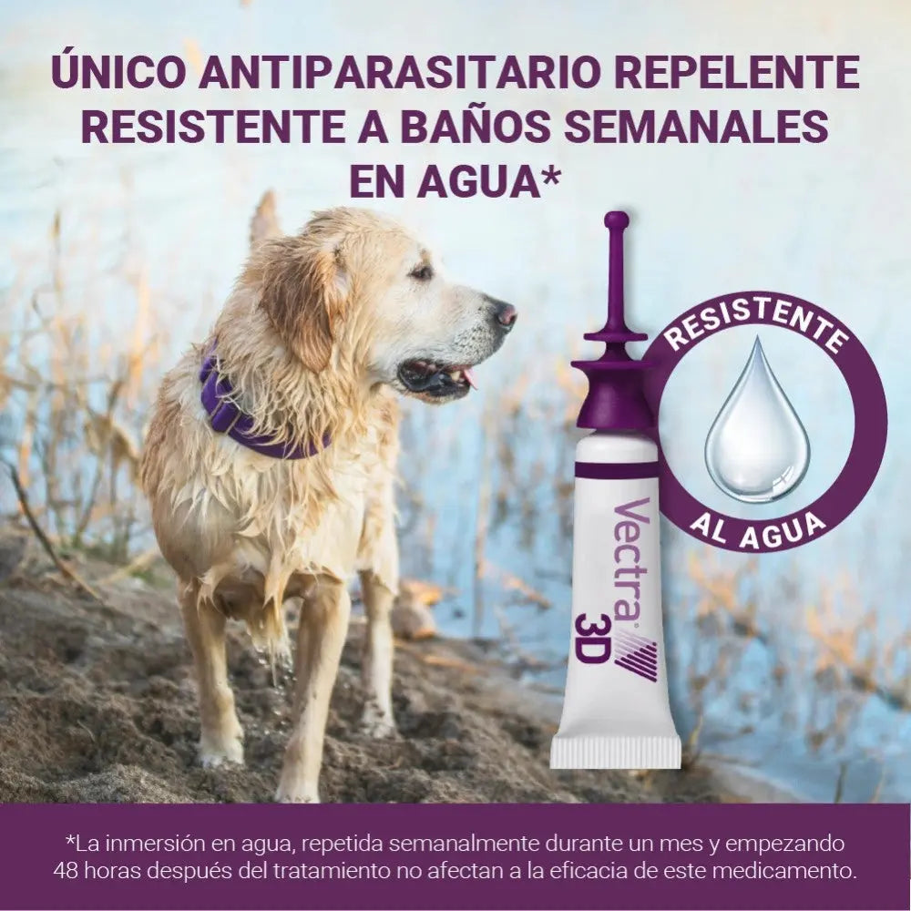 Vectra 3D Pipetas Antiparasitarias para Perros Pack 3 uds VECTRA Mascotas-Ávila