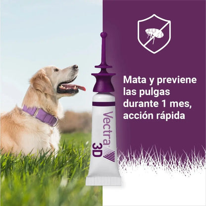 Vectra 3D Pipetas Antiparasitarias para Perros Pack 3 uds VECTRA Mascotas-Ávila