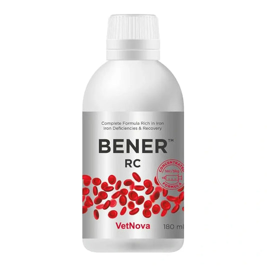 VetNova Bener RC Suplemento Oral Multivitamínimo para Perros y Gatos | Manejo de Déficit de Hierro VETNOVA Mascotas-Ávila