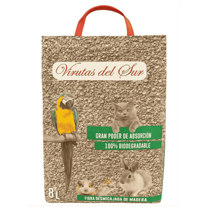 Virutas del Sur Pellets Madera Desmigajado 8L CAMANATURAL Mascotas-Ávila