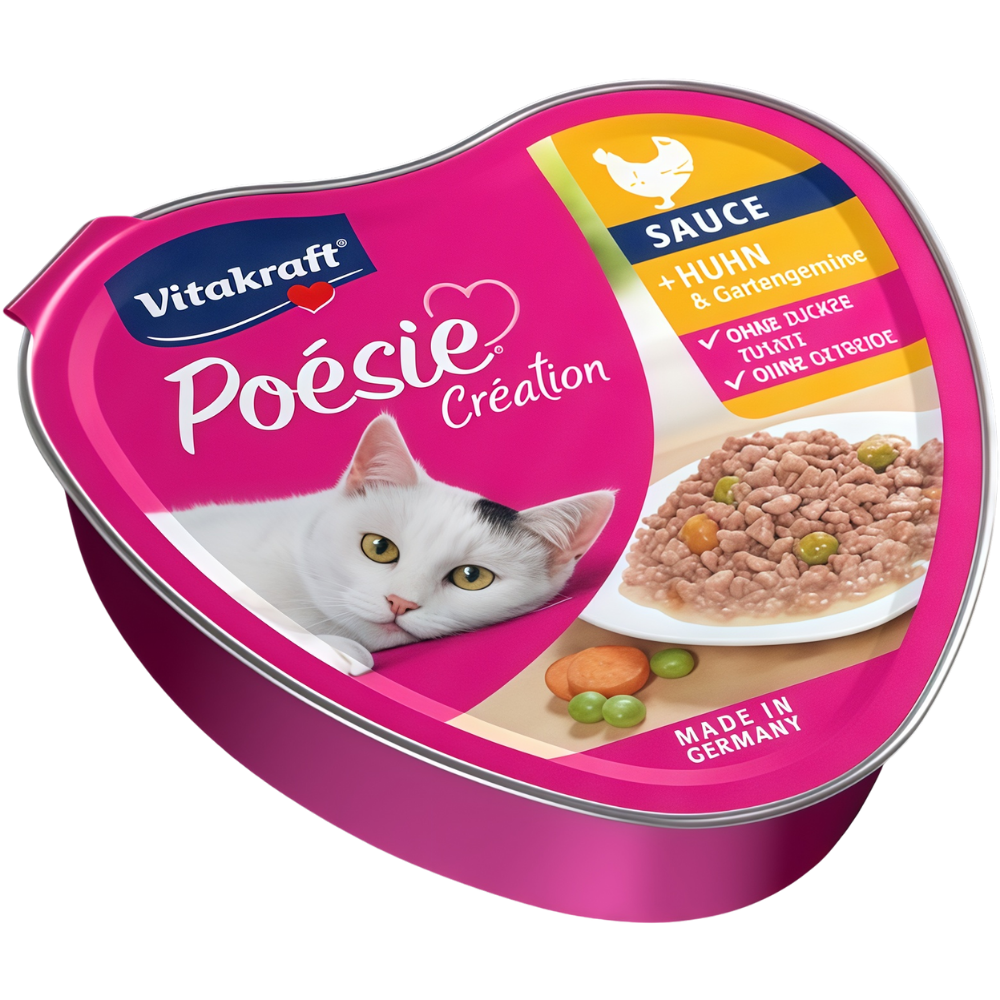 Vitakraft Cat Poesie En Salsa 85 g Pollo y Verduras VITAKRAFT Mascotas-Ávila