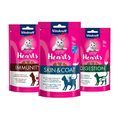 Vitakraft Vita Hearts 40 g Snack Funcional para Gatos VITAKRAFT Mascotas-Ávila