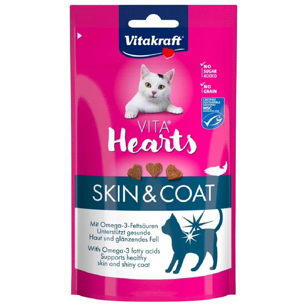 Vitakraft Vita Hearts 40 g Snack Funcional para Gatos VITAKRAFT Mascotas-Ávila