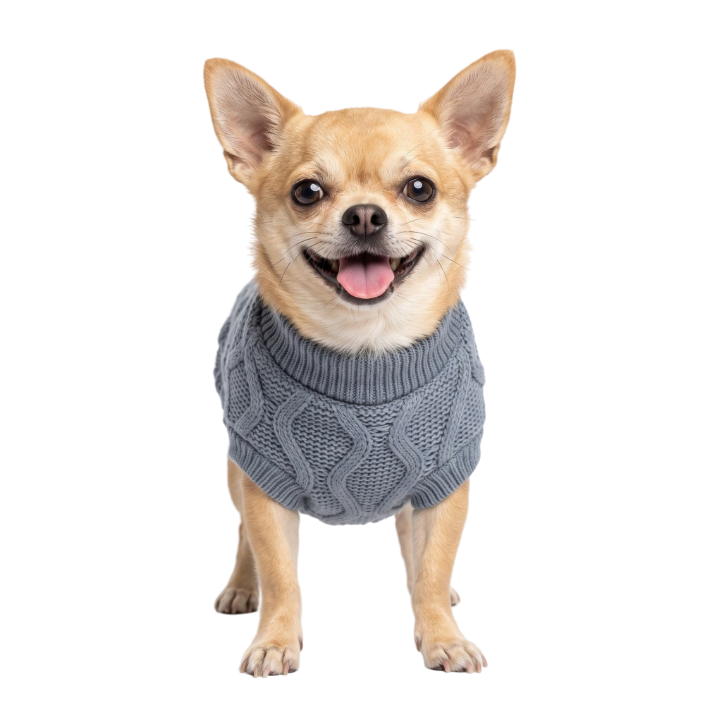 Welova Jersey de Punto Rombos para Perros WELOVA Mascotas-Ávila