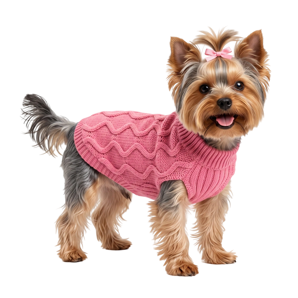Welova Jersey de Punto Rombos para Perros WELOVA Mascotas-Ávila