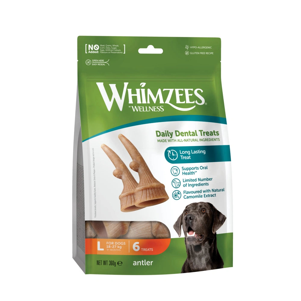 Whimzees Asta Occupy Antler L Bolsa 360 g - 6 uds WHIMZEES Mascotas-Ávila