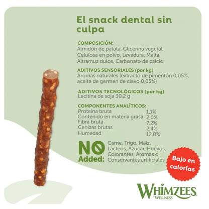 Whimzees Barritas Vegetarianas "S" Bolsa 28 uds WHIMZEES Mascotas-Ávila