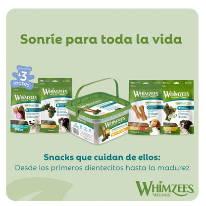 Whimzees Barritas Vegetarianas "S" Bolsa 28 uds WHIMZEES Mascotas-Ávila