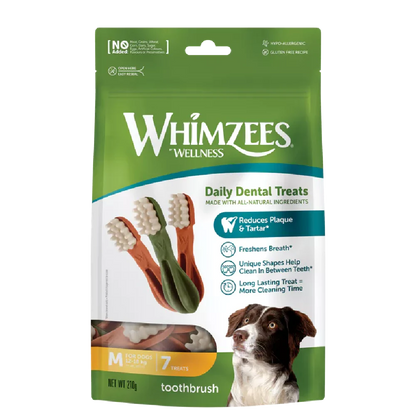 Whimzees Cepillo M Week Bolsa 7 uds WHIMZEES Mascotas-Ávila