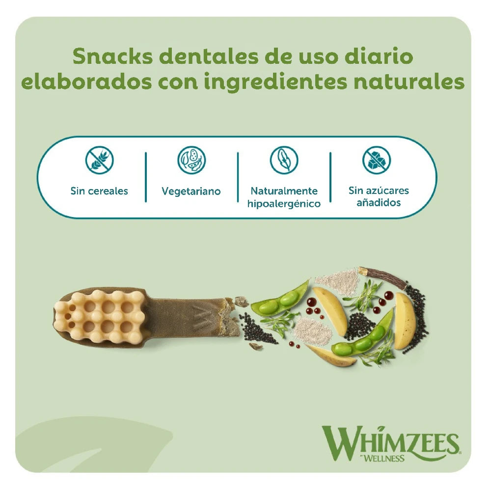 Whimzees Cepillo M Week Bolsa 7 uds WHIMZEES Mascotas-Ávila