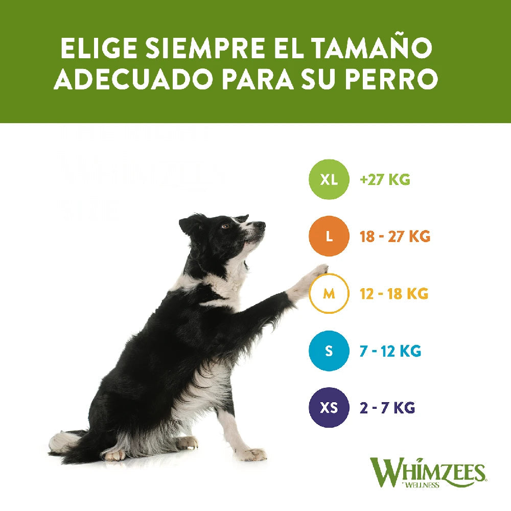Whimzees Cepillo M Week Bolsa 7 uds WHIMZEES Mascotas-Ávila