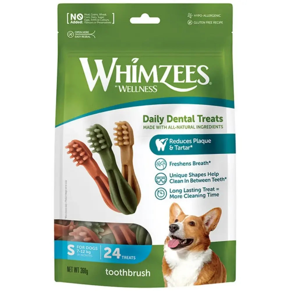 S Whimzees Cepillo Mix Bolsa 360 g WHIMZEES Mascotas-Ávila