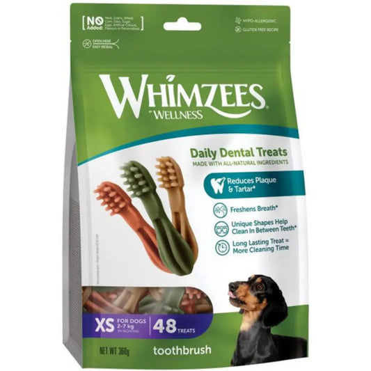 XS Whimzees Cepillo Mix Bolsa 360 g WHIMZEES Mascotas-Ávila