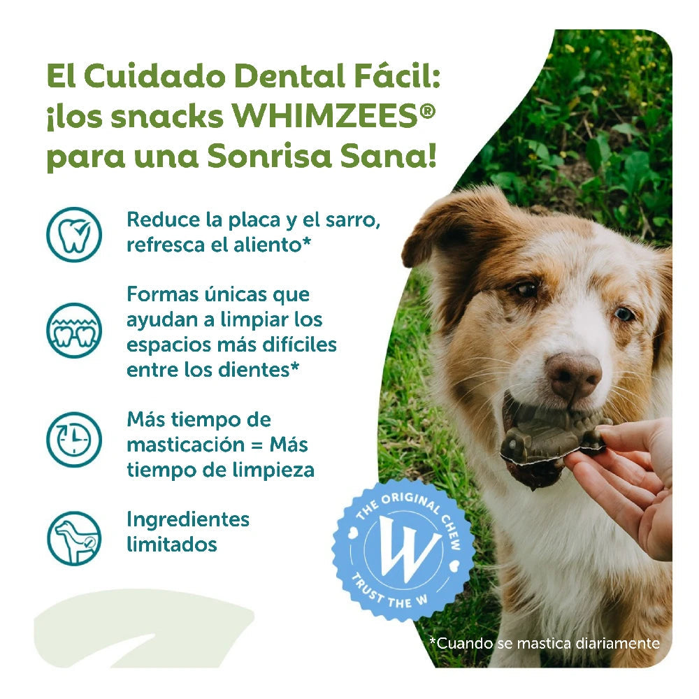 Whimzees Cocodrilo Mix Bolsa 360 g Snack Dental para Perros WHIMZEES Mascotas-Ávila