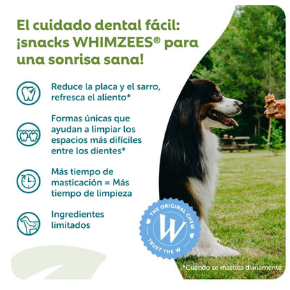 Whimzees Cocodrilo Mix Bolsa 360 g Snack Dental para Perros WHIMZEES Mascotas-Ávila