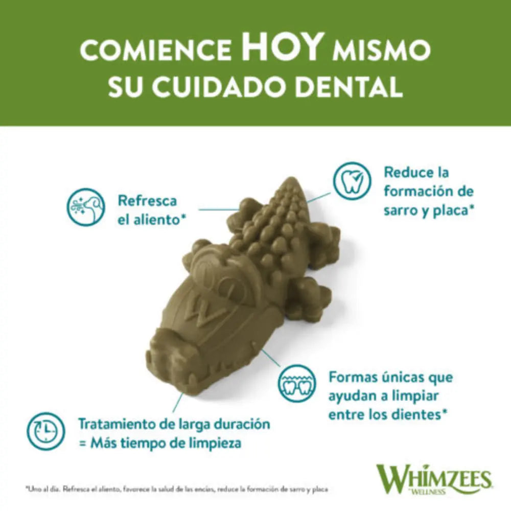 Whimzees Cocodrilo Mix Bolsa 360 g WHIMZEES Mascotas-Ávila