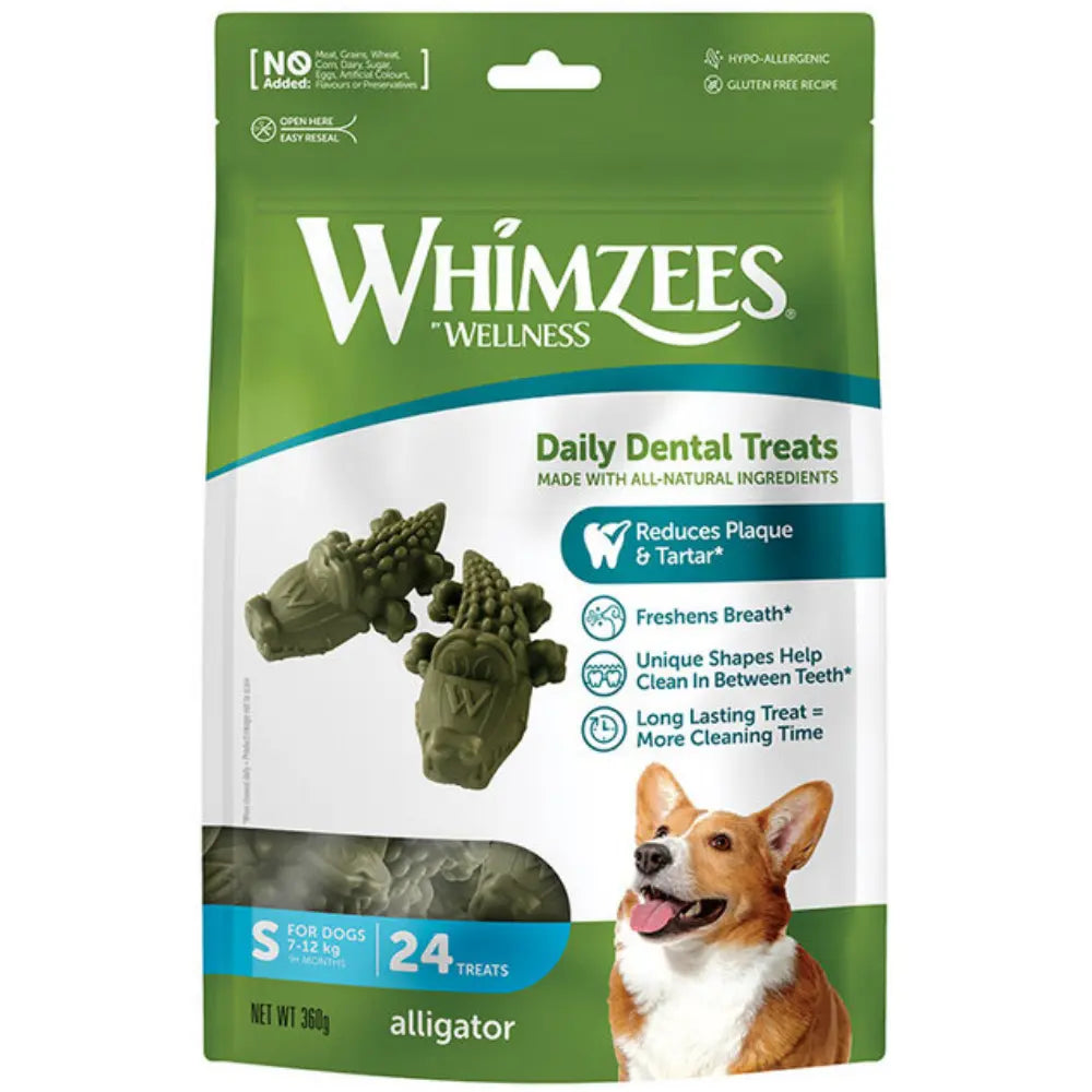 S Whimzees Cocodrilo Mix Bolsa 360 g WHIMZEES Mascotas-Ávila