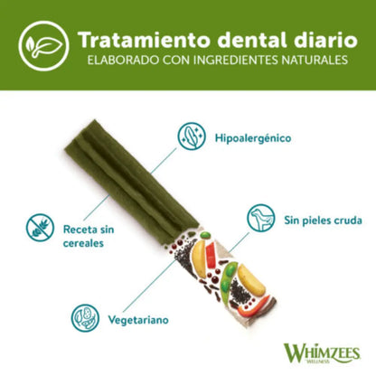 Whimzees Hueso Estrella Snack Dental para Perros Bolsa 420 g WHIMZEES Mascotas-Ávila