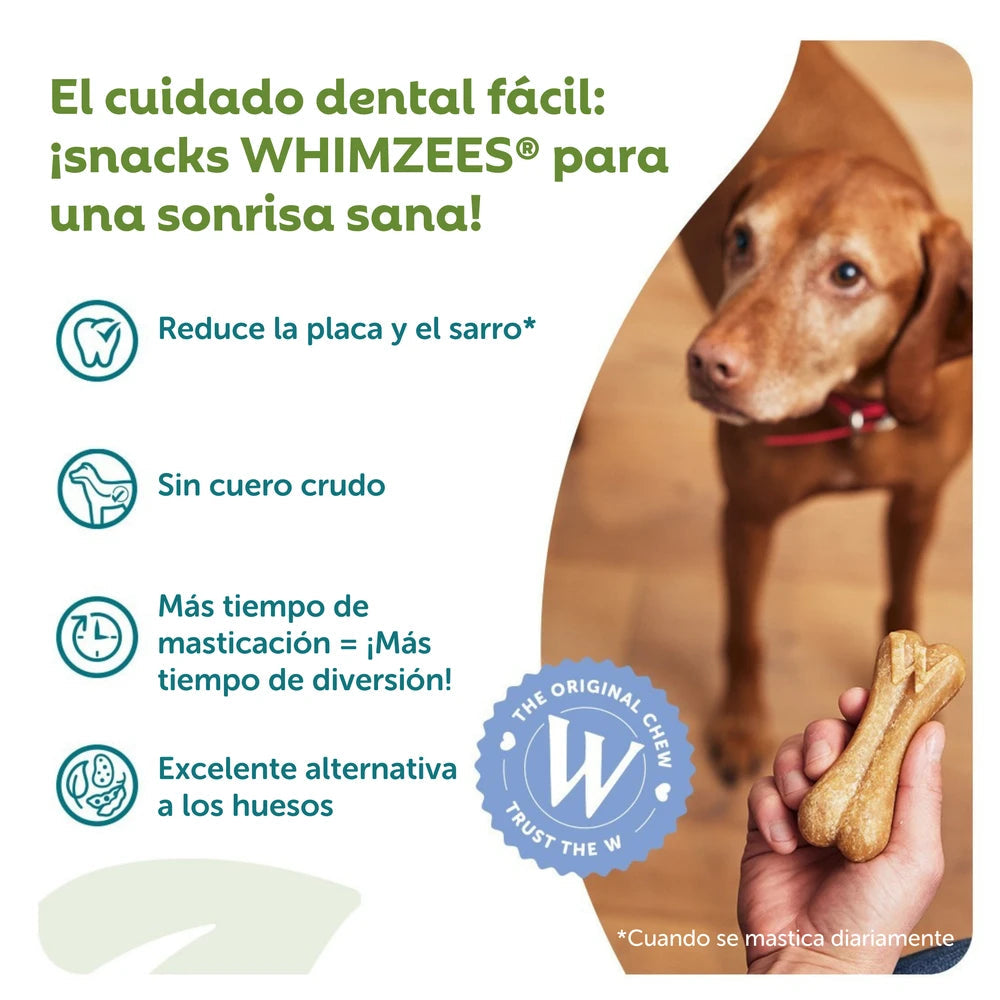 Whimzees Ricebone Snack Dental para Perros WHIMZEES Mascotas-Ávila