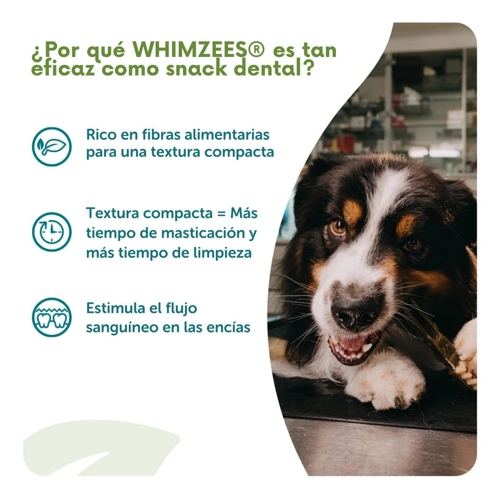 Whimzees Ricebone Snack Dental para Perros WHIMZEES Mascotas-Ávila